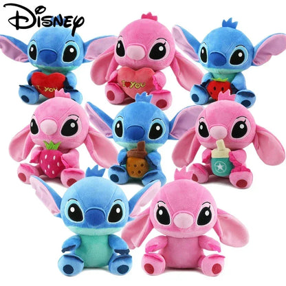 Disney - Pelúcia Stitch Big Feet 20 cm, Azul