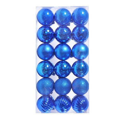 Bola de Natal 17.5cm*8.5cm*6cm Pacote 36 Enfeites Natal Decorações Bola Inquebráveis