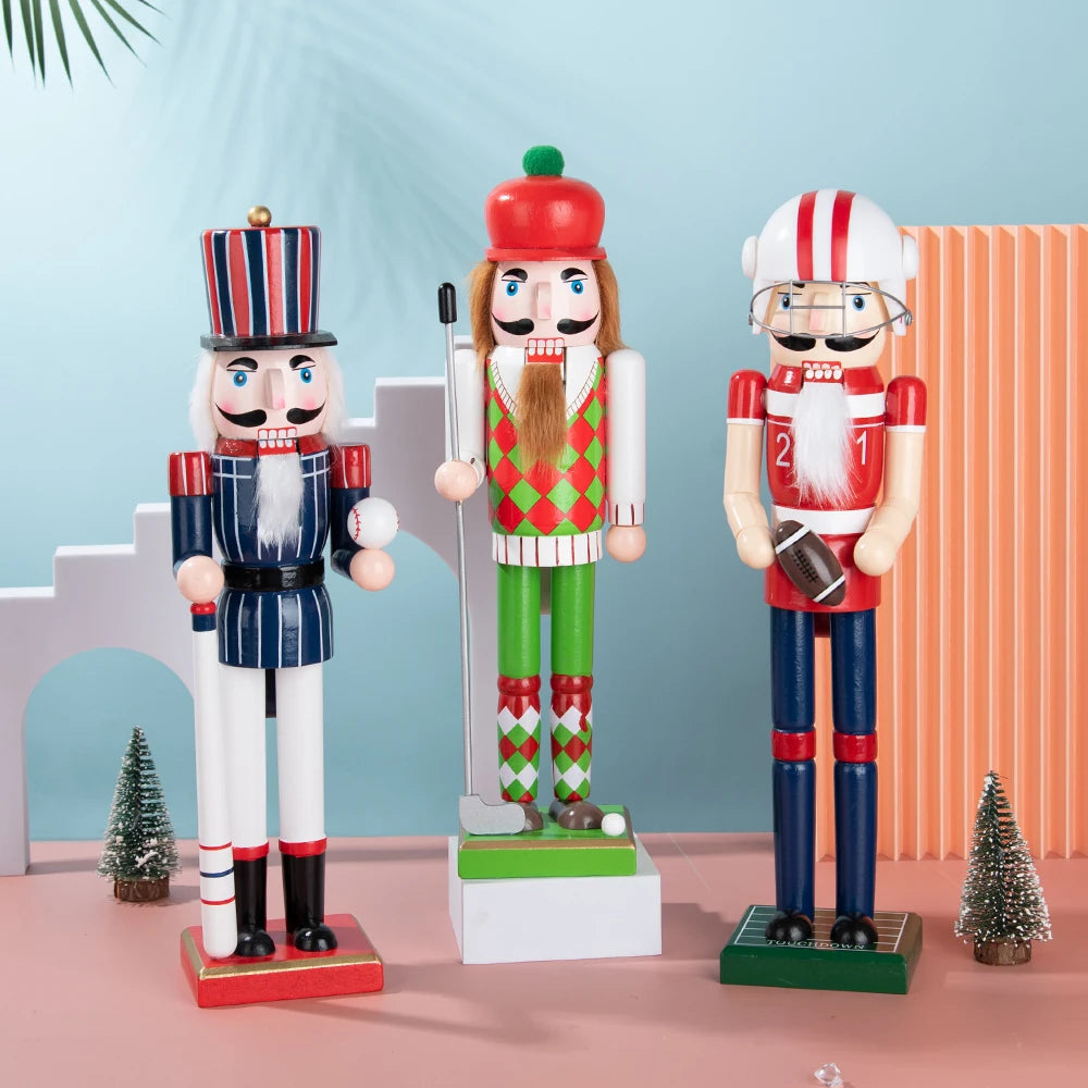 Soldado Quebra-nozes Brinquedo Fantoche De Figura De Árvore De Natal