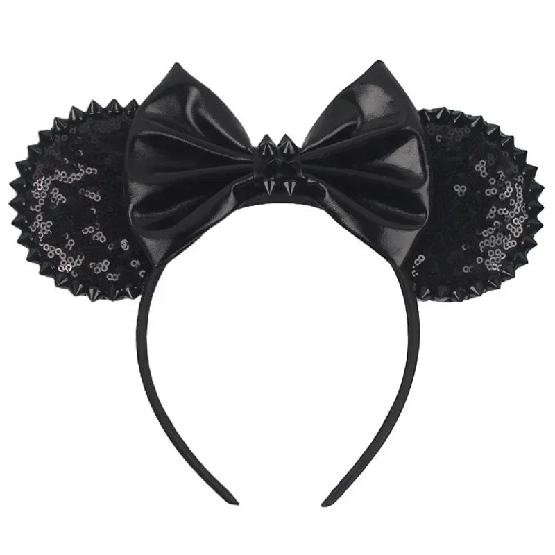 Tiaras Acessórios Disney Conjunto de 1 tiaras com orelhas rato para o Halloween, lantejoulas