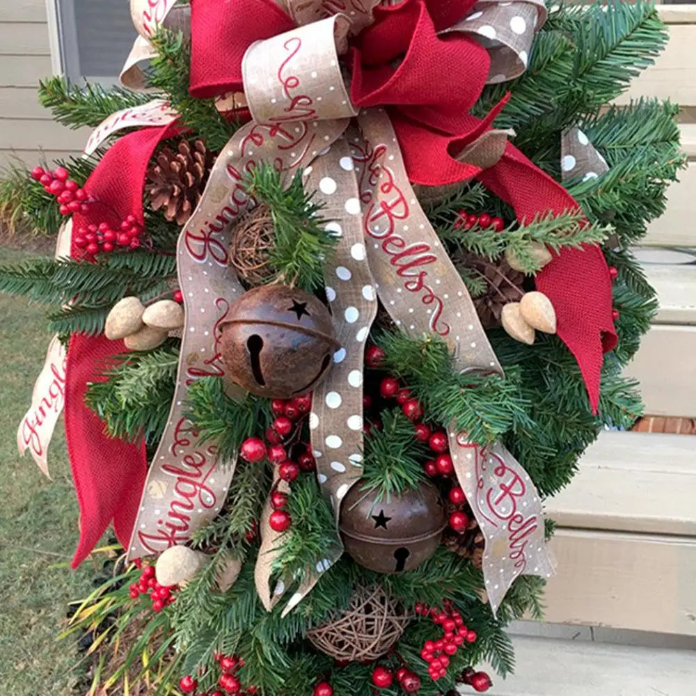 Guirlanda de videira artificial de Natal 60cm Enfeite natalino guirlanda rattan