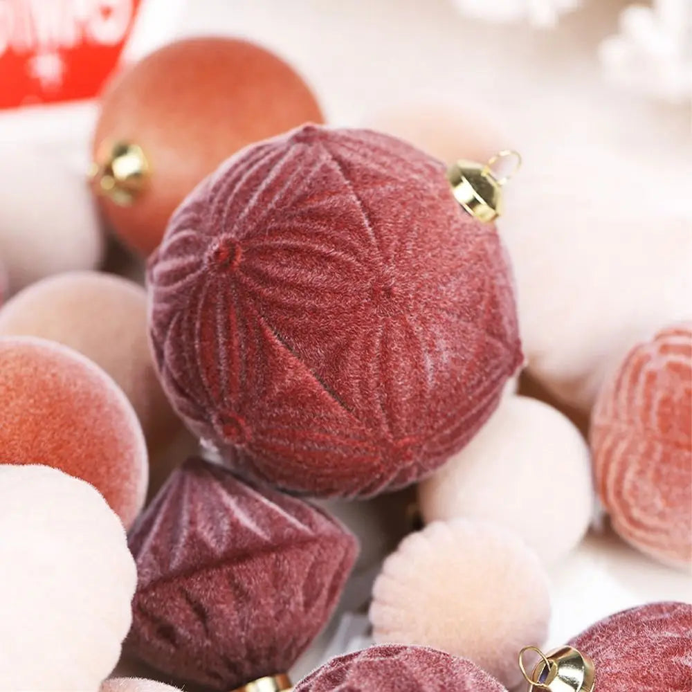 Decoração de Natal Bolas de Natal 35 Peças de Enfeites de Natal Bolas e Natal Flocadas