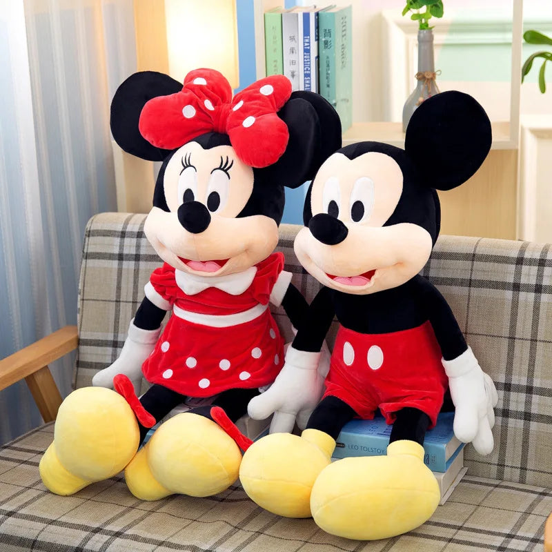 Mickey e Minnie Pelúcia Infantil Disney Mickey Mouse com Mecanismo de Luz