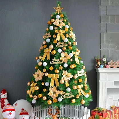 KIT Árvore de Natal 500 Galhos Pinheiro de Natal 150cm Verde