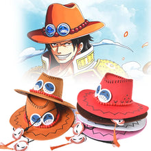 Carregar imagem no visualizador da galeria, Chapéu Cosplay One Piece Anime Portgas D. Ace
