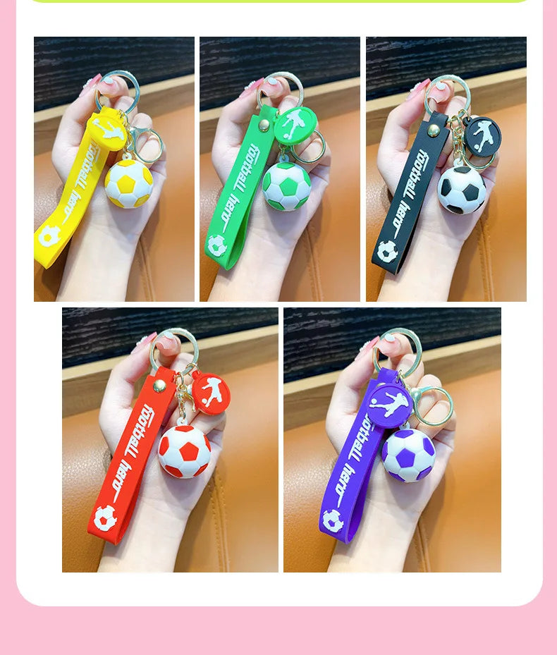 Chaveiro de futebol Copa do Mundo Chaveiro de Futebol Mini Bolas de Futebol - Chaveiro