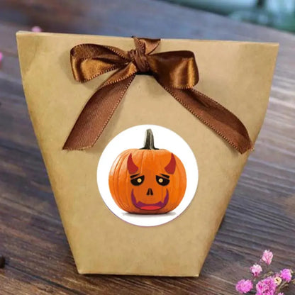 Adesivo de Halloween 500 Peças Autoadesivos Adesivos Doces Fantasma Abóbora