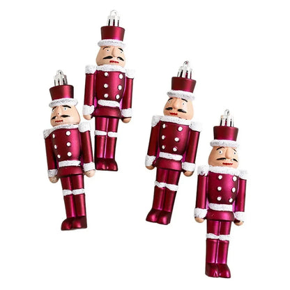 Kit enfeites coloridos árvore de Natal Pingentes De Enfeites De Natal De Plástico Decoração