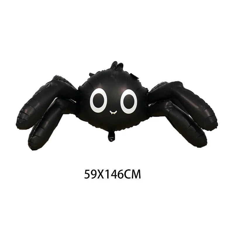 Balões grandes Halloween, conjunto independente balões grandes alumínio, abóbora