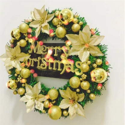 Guirlanda natalina decorativa Coroa De Flores Decorativa, Decoração De Flores, Guirlanda