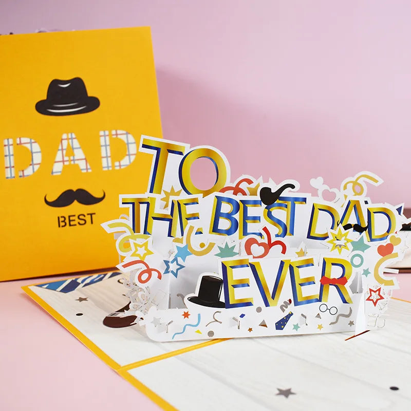Cartão Pop Up Dia das Mães, Cartão de Dia das Mães da Filha, Pop Up Feliz Dia das Mães!