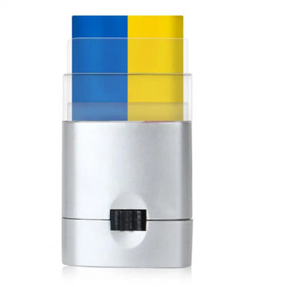 Caneta rosto bandeira torcida Romênia, caneta maquiagem para pintar uma bandeira Copa