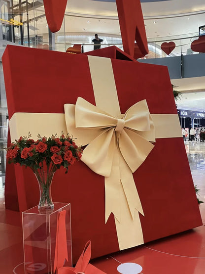 Laço gigante para inauguração