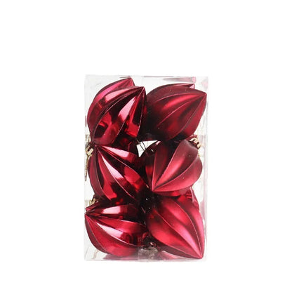 Bola de Natal de Cobre 24 Peças Decorações de Árvore de Natal Laranja e Cobre