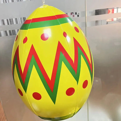 Balão inflável de ovo páscoa decoração de bola inflável para exterior ovos de coloridos