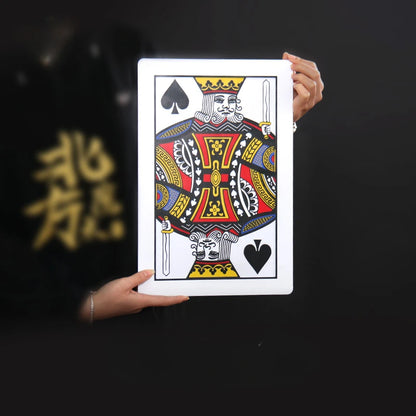 Cartas gigantes baralhos, cartas poker grandes, grandes adultos Tamanho: 40*x26*4cm