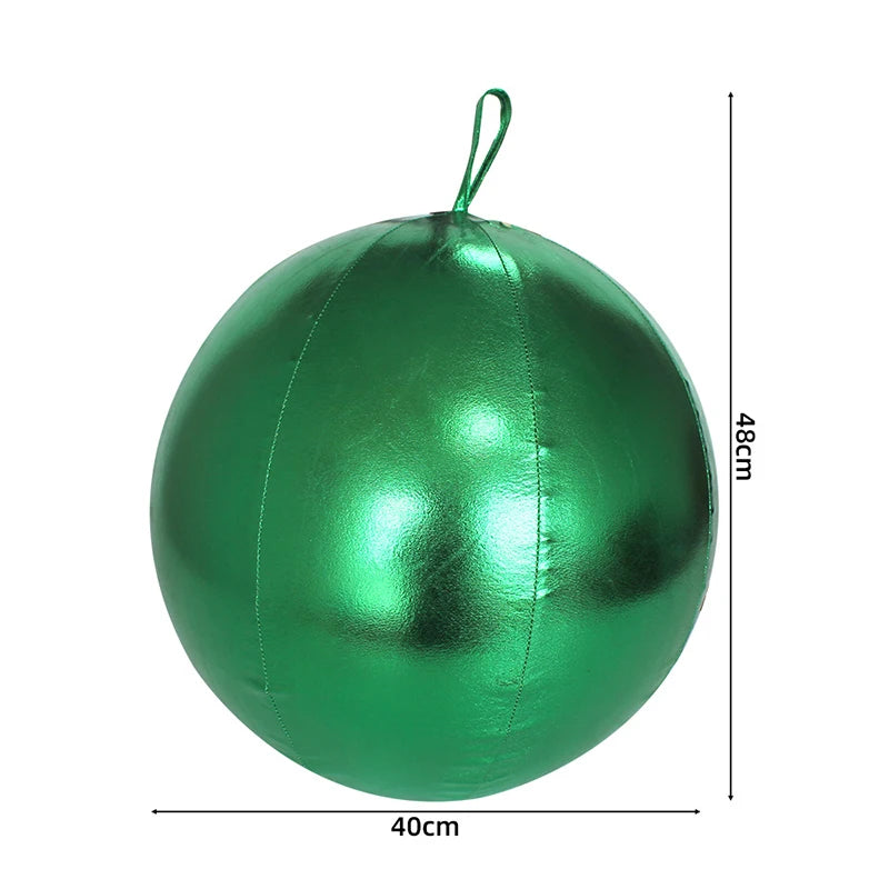 Bola de Natal Gigante Inflável para Decoração, Natalinas Coloridas Cenários Fotográficos