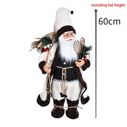 Papai Noel Papai Noel grande de 60cm, decoração de Feliz Natal para Lar, Feliz Ano Novo
