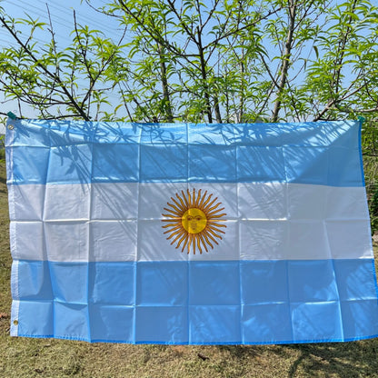 Bandeira Argentina Copa do Mundo 9 x 1,5 m, Bandeira Nacional Grande para Decoração