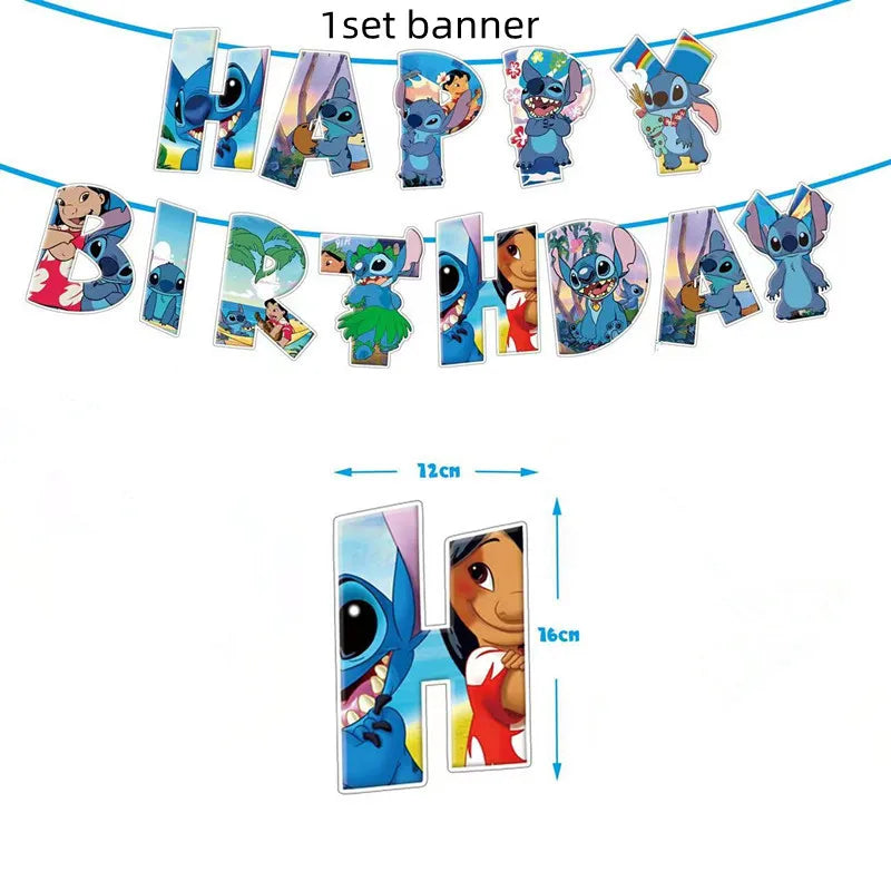 Kit Festa Fácil Stitch Disney Decoração Aniversário