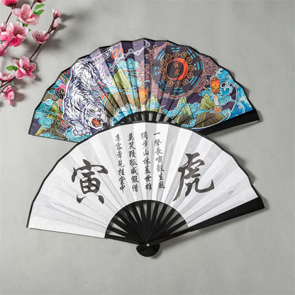 Leque de mão chinês leque dobrável chinês decoração da cultura chinesa decoração retrô