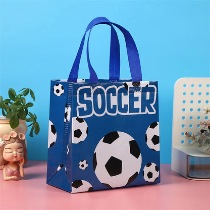 Sacola Copa do Mundo lembrancinhas de festa de futebol, sacos reutilizáveis de presente