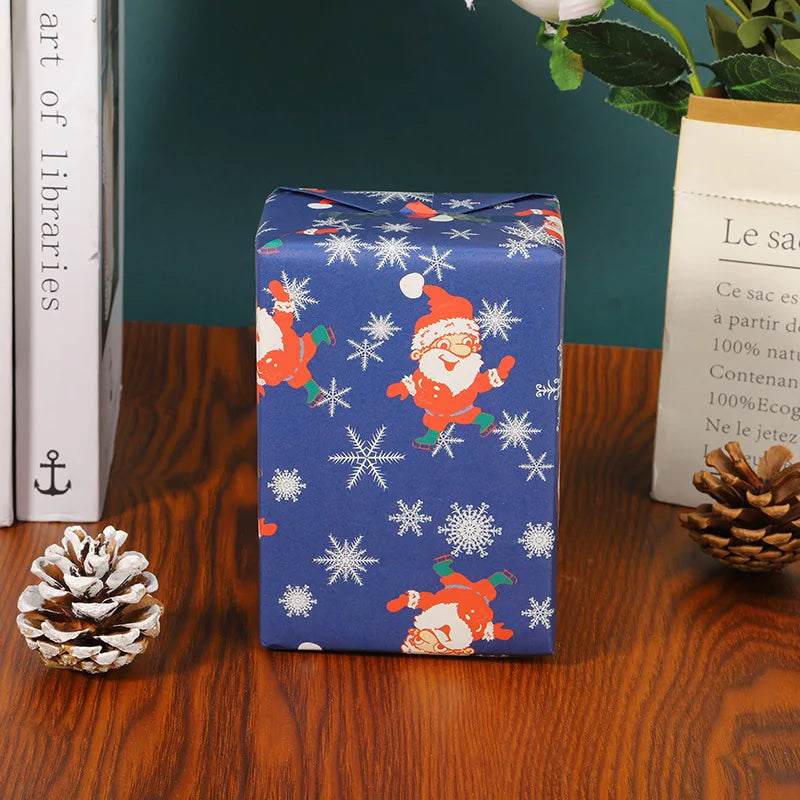 Papel kraft Natal Papel de Presente de Natal do Papai Noel, Embalagem de Presentes Kraft