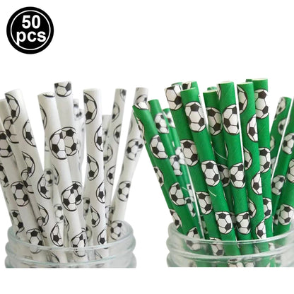 Kit Decoração Copa Do Mundo Troféu Metalizada Prato/Copo/Canudos/Guardanapos Brasil