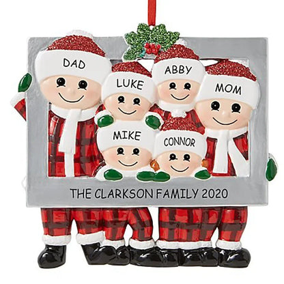 Porta-Retrato Árvore de Natal Enfeite de Natal Personalizado em Formato de Porta-Retrato 7.8cm*7.7cm