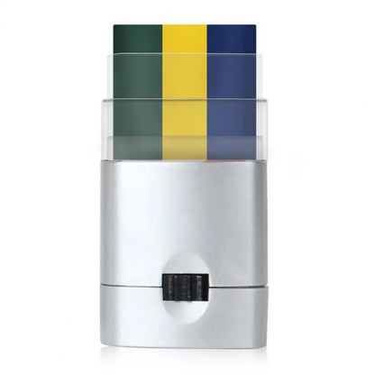 Caneta rosto bandeira torcida Romênia, caneta maquiagem para pintar uma bandeira Copa