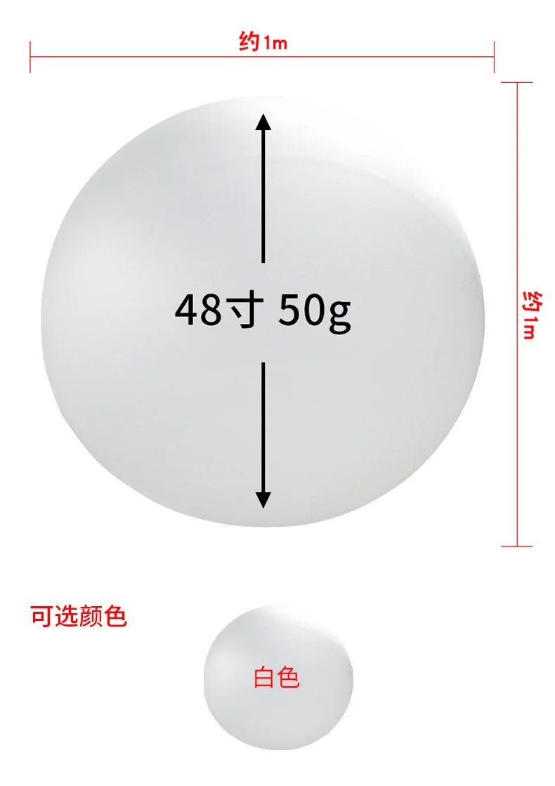 Balão meteorológico profissional Balões gigantes de 120 polegadas Balões decoração