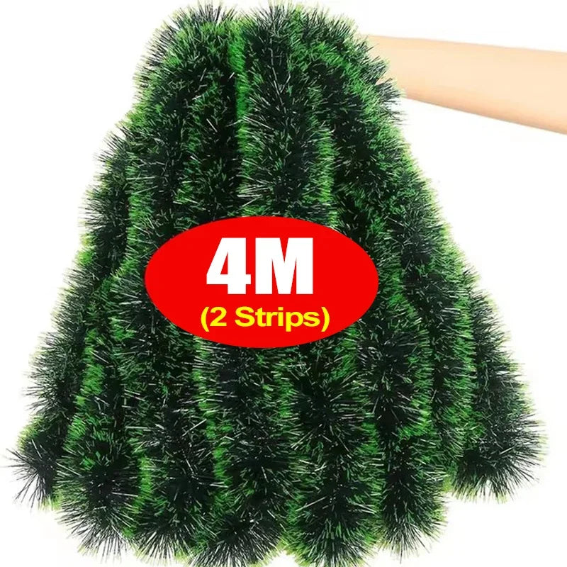 Guirlanda de Natal 2/4/10/30 metros Verde Profundo/Comprido de enfeite de árvore Natal