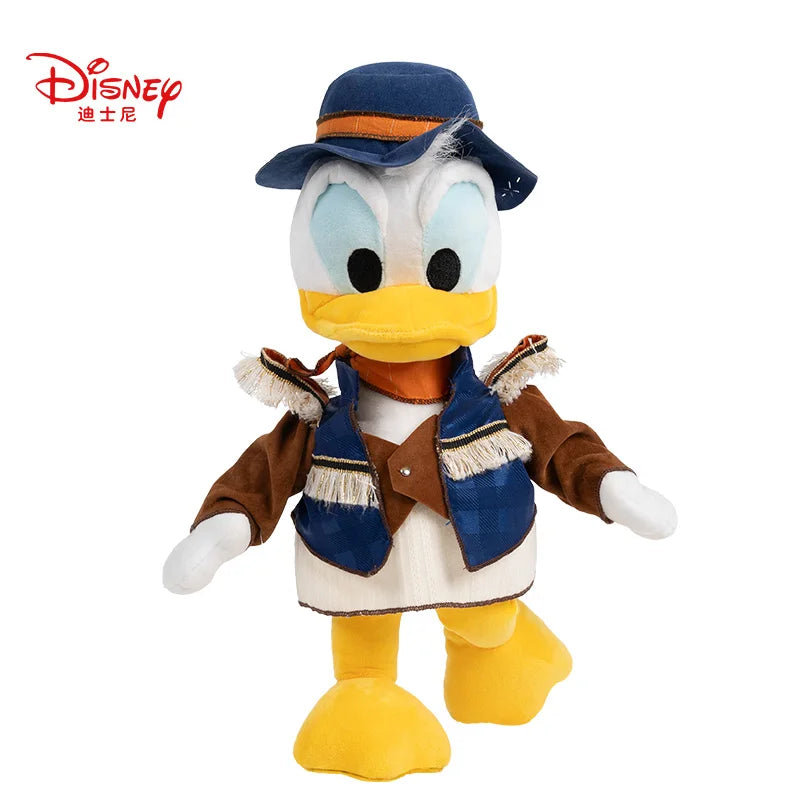 Disney Minnie Mouse Margarida/Pato Donald/Mickey, rosa e preto saia bolinhas pelúcia