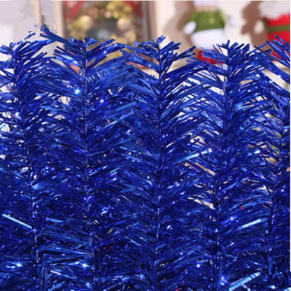 Árvore de Natal, árvore de Natal artificial azul real sem iluminação de 5 pés, árvore cor azul
