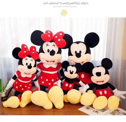 Mickey e Minnie Pelúcia Infantil Disney Mickey Mouse com Mecanismo de Luz
