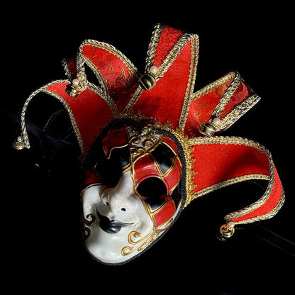 Máscara de baile de máscaras veneziana, máscara facial completa, máscara cosplay