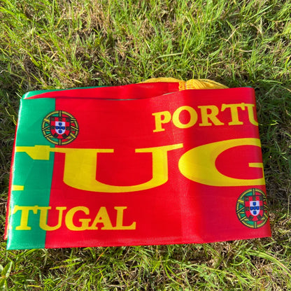 Copa do Mundo Cachecol de malha de futebol de Portugal  Tamanho: 14x130cm