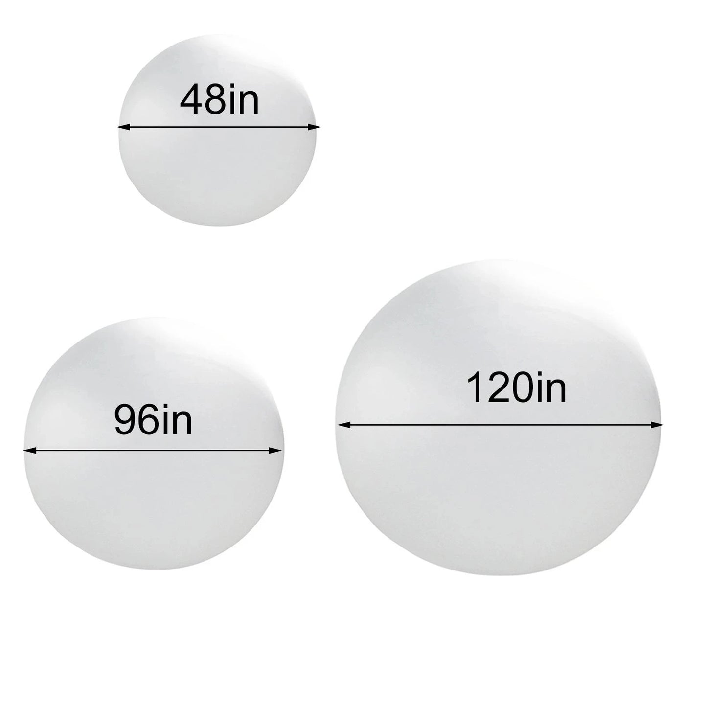 Balão meteorológico profissional Balões gigantes de 120 polegadas Balões decoração