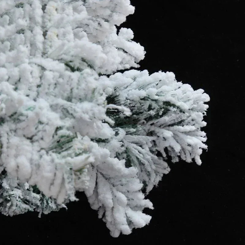 Árvore de Natal Artificial Premium Flocada de Neve Abeto Árvores Decoradas de Natal