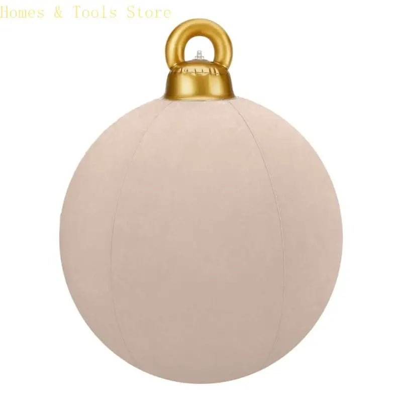 Bola Decorativa de Natal para Shopping Center, Inflável Gigante de Veludo/Flocada