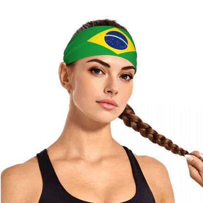 Bandana Lenço Unissex Copa do Mundo Lenço Bandana Brasil Para Copa Mundo Patriota