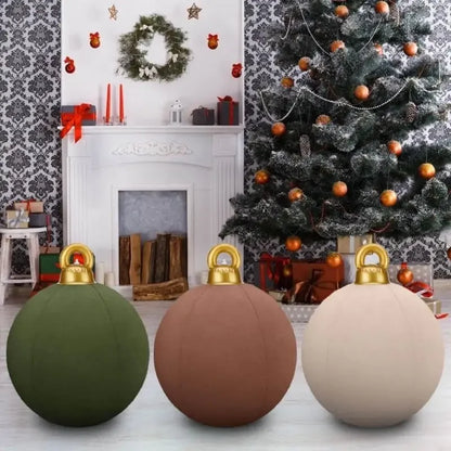 Bola Natal Inflável para Shopping Center e Bolas Natalinas Coloridas Cenários Fotográficos