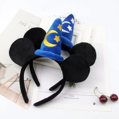 Tiaras Mickey Orelhas de Mickey de feiticeiro, lantejoulas Azul (menino feiticeiro)