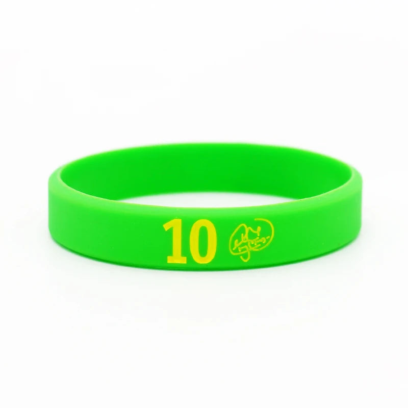 Pulseira de Copa do Mundo Pulseira esportiva silicone futebol futebol motivacional fitness
