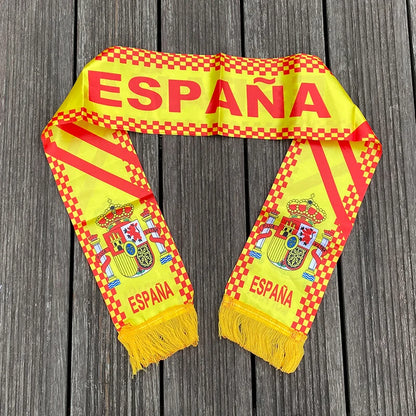 Cachecol esportivo de futebol para a euro malha de futebol de Portugal, 145*18 cm