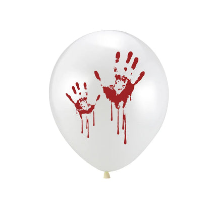 Balões Halloween 15 Peças balões de respingos de sangue de 12 polegadas e Halloween