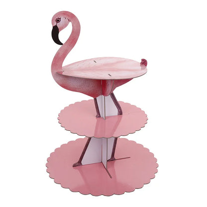 Suporte floral Dia das Mães Suporte floral de 3 camadas para cupcake para festa de chá