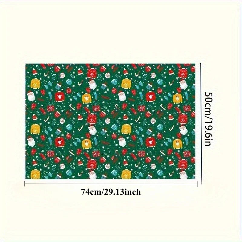 Papel kraft Natal Papel de Presente de Natal do Papai Noel, Embalagem de Presentes Kraft