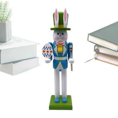 Quebra-nozes de Páscoa - Decoração de Natal Estátua de Coelho | Quebra-Nozes Coelho