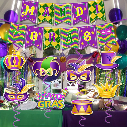 Kit Carnaval decorações de Carnaval, festa de Carnaval, enfeites de espiral, decoração